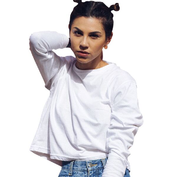 Aus Stitch Crop Long Sleeve Tee Thumbnail