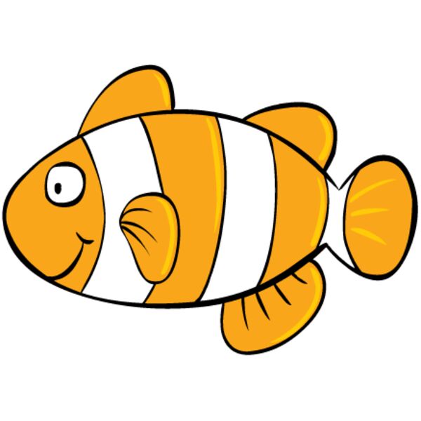 Orange white stripe fish Thumbnail