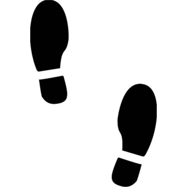 black shoe prints Thumbnail