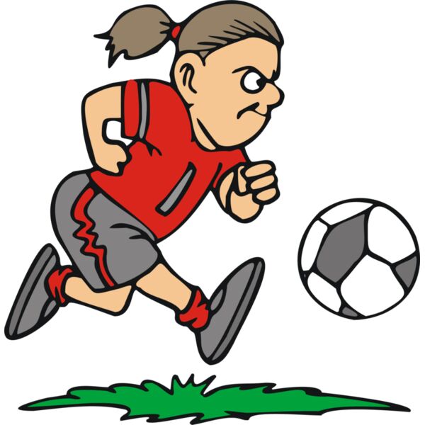 Determined girl soccer Thumbnail
